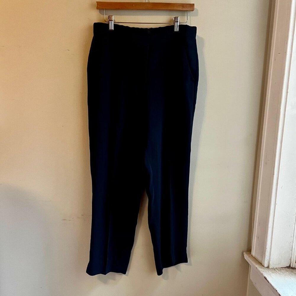 J.Crew Navy Pull-On Ankle Pants – Size 12